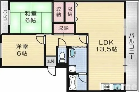 ソーシャルハイツ【1階】の間取り