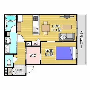 シャーメゾン ボーテ【2階】の間取り