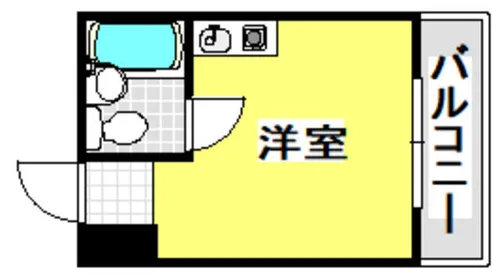 清和ハイツ【3階】の間取り