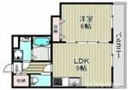 セイントプレイス【5階】の間取り