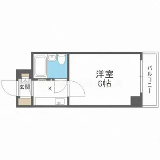 グラシア松屋町【4階】の間取り