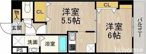 センターポイント吉志部【2階】の間取り