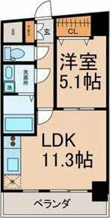 CLAIR HEIWA【3階】の間取り