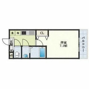 KORE YIELD千里丘【3階】の間取り