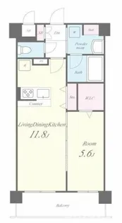 WISTERIA【2階】の間取り