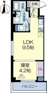 ボ・ソレイユ【3階】の間取り