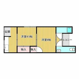 久角文化B【2階】の間取り