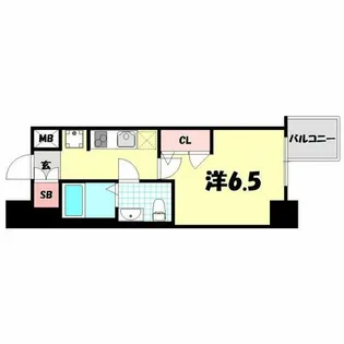 セレニテ神戸ミラク【11階】の間取り