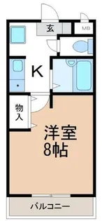 カーサ6【101号室】の間取り