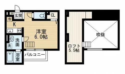 LuvStyle垂水【103号室】の間取り