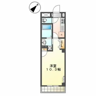 プロムナード石津【3階】の間取り