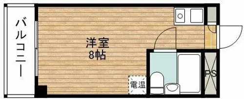 エスティライフ富田林【4階】の間取り