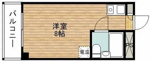 エスティライフ富田林【4階】の間取り