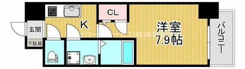 アーデン谷町【11階】の間取り