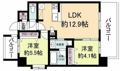 TOP COURT都島【8階】の間取り