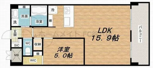 グランマーレ小路駅前【3階】の間取り
