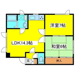 クオリティ35【301号室】の間取り