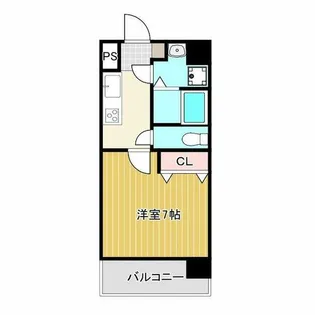 1Kの間取り画像