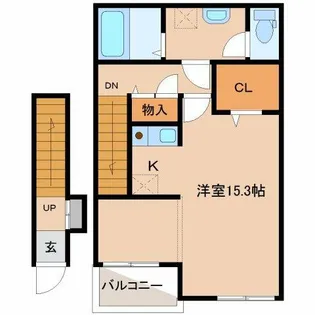 メゾン文(BUN)【205号室】の間取り