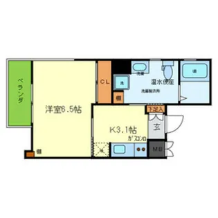 ハウスオクムラ【2階】の間取り