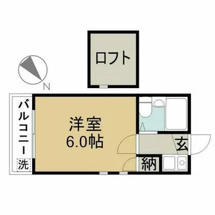 ショウコウ下小田井【201号室】の間取り