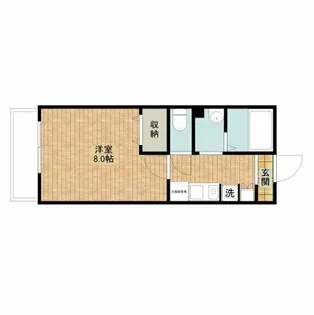 カーサブリランテ【2階】の間取り