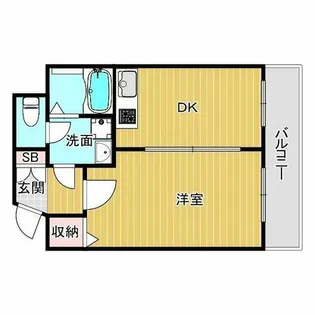 エスポアール【3階】の間取り