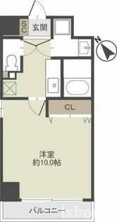 1Kの間取り画像