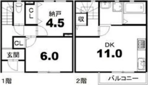 スタイルⅡ【1階】の間取り