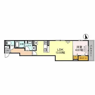 クラシスト長吉【3階】の間取り