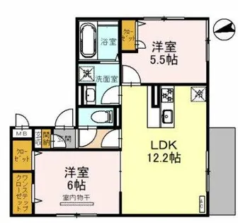 サンクス ウィズダム【2階】の間取り