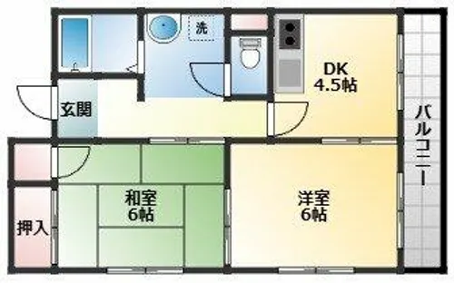 ルミエールマツダ【3階】の間取り