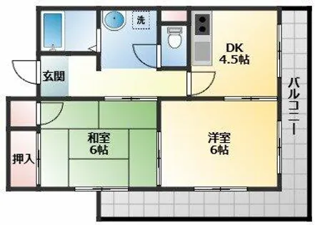 ルミエールマツダ【3階】の間取り