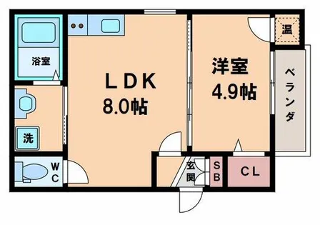 F asecia BLAST【1階】の間取り
