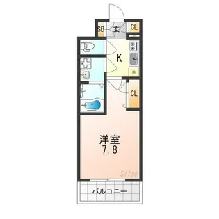 エスリード京都梅小路アヴェニテ【1階】の間取り