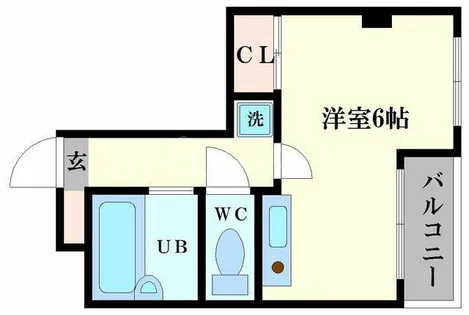 ナニワⅢ番館【3階】の間取り