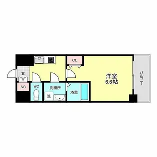 RaysProduct西住之江adamU【6階】の間取り