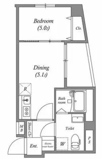 SERENITE-04【1106号室】の間取り