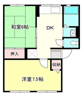 ブルーハイム【2階】の間取り