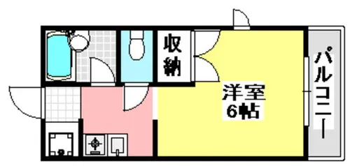 ハイムサンメイト【203号室】の間取り