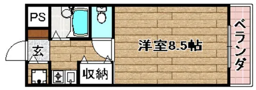 フレンズハイム光栄【2階】の間取り