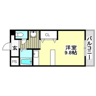 モアメゾンⅢ【6階】の間取り