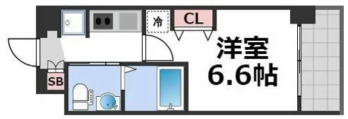 アーデンタワー本町イースト【12階】の間取り
