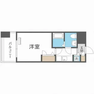 ピュアドーム箱崎ステーション【9階】の間取り