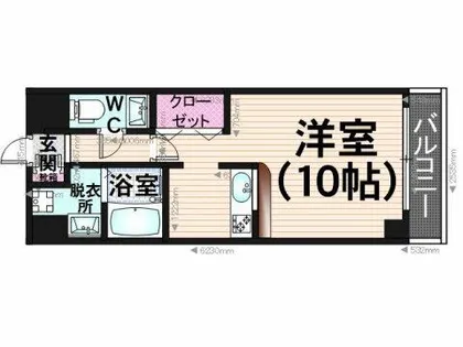 ピュアドーム日赤アベニュー【5階】の間取り