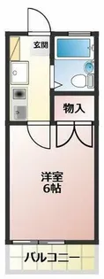 メゾンエクセルユタカ【103号室】の間取り
