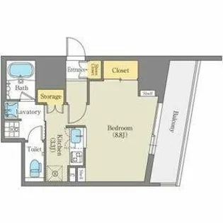 CORNES HOUSE NAGOYA【9階】の間取り