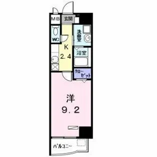 プラシード Y’s【3階】の間取り