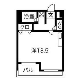 アネックス池下【2階】の間取り