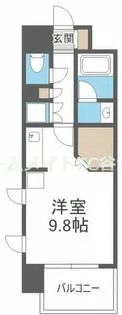 レジデンス本町靭公園【14階】の間取り